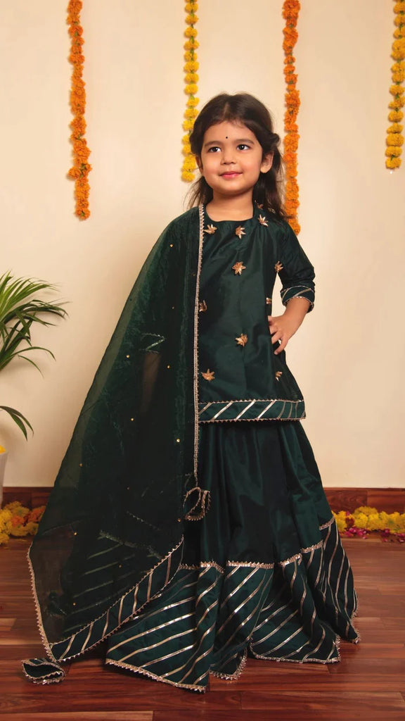 kidswear kids suits shararas lehengas