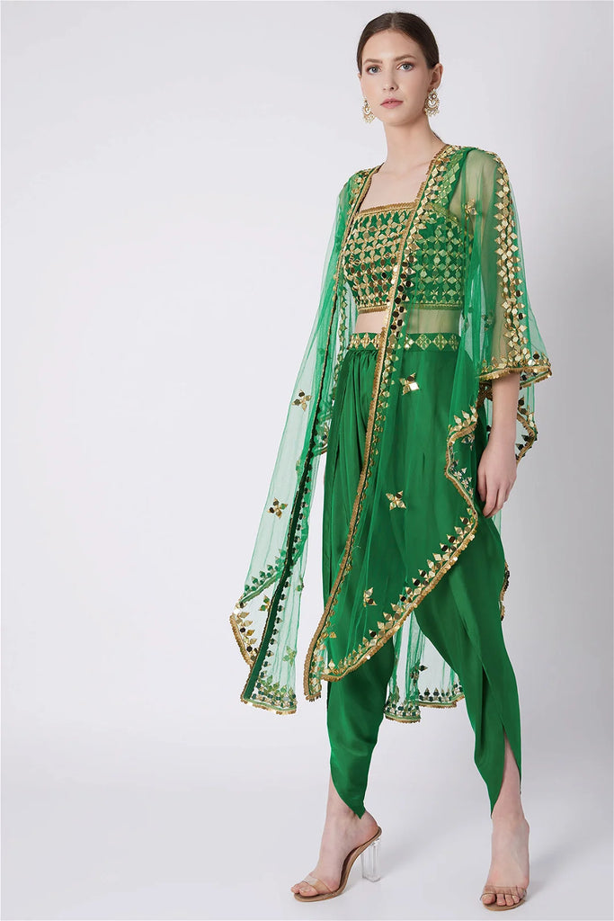 indian clothes uk, india clothing, indian outfit women, indian clothes online uk, dress indian, indian dresses uk, indian lehengas, gown india, traditional indian dresses, dresses for wedding wear, dresses for cocktail, wedding outfits indian, anarkali, evening dresses for party, bridal asian outfit, Lehenga, Lehnga, Shoulder veil dress, Indian partywear, Ethnic fashion, Bollywood outfit, Green Dhoti Set, Embroidered Dhoti Set, Emerald Green Dhoti Set