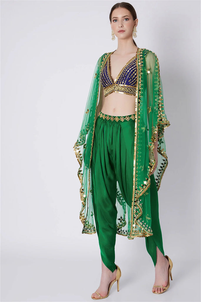 indian clothes uk, india clothing, indian outfit women, indian clothes online uk, dress indian, indian dresses uk, indian lehengas, gown india, traditional indian dresses, dresses for wedding wear, dresses for cocktail, wedding outfits indian, anarkali, evening dresses for party, bridal asian outfit, Lehenga, Lehnga, Shoulder veil dress, Indian partywear, Ethnic fashion, Bollywood outfit, Green Dhoti Set, Embroidered Dhoti Set, Blue Blouse