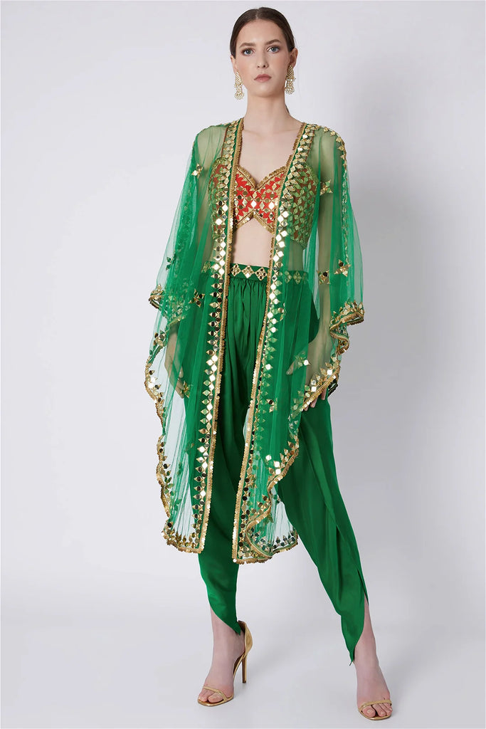 indian clothes uk, india clothing, indian outfit women, indian clothes online uk, dress indian, indian dresses uk, indian lehengas, gown india, traditional indian dresses, dresses for wedding wear, dresses for cocktail, wedding outfits indian, anarkali, evening dresses for party, bridal asian outfit, Lehenga, Lehnga, Shoulder veil dress, Indian partywear, Ethnic fashion, Bollywood outfit, Green & Red Dhoti Set, Embroidered Dhoti Set