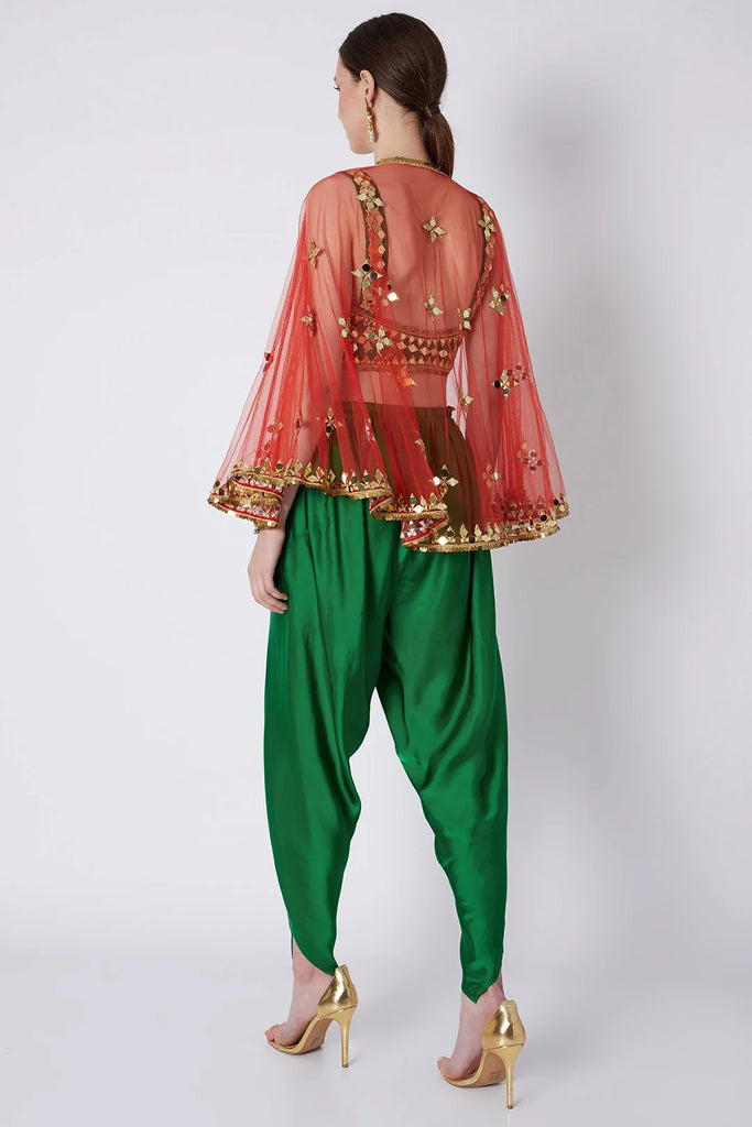 indian clothes uk, india clothing, indian outfit women, indian clothes online uk, dress indian, indian dresses uk, indian lehengas, gown india, traditional indian dresses, dresses for wedding wear, dresses for cocktail, wedding outfits indian, anarkali, evening dresses for party, bridal asian outfit, Lehenga, Lehnga, Shoulder veil dress, Indian partywear, Ethnic fashion, Bollywood outfit, Green Dhoti Set, Red Tulle Cape, Green Blouse