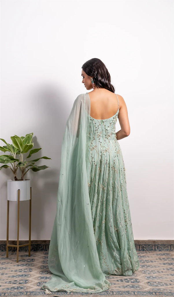 indian clothes uk, india clothing, indian outfit women, indian clothes online uk, dress indian, indian dresses uk, indian lehengas, gown india, traditional indian dresses, dresses for wedding wear, dresses for cocktail, wedding outfits indian, anarkali, evening dresses for party, bridal asian outfit, Lehenga, Lehnga, Shoulder veil dress, Indian partywear, Ethnic fashion, Bollywood outfit, Green Anarkali Set, Panelled Anarkali Set